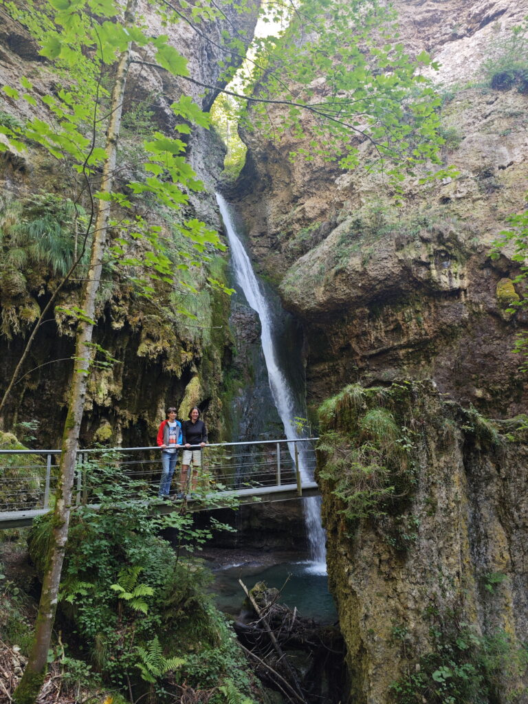 Ausflug mit Kindern Münchner Umland - die Hinanger Wasserfälle